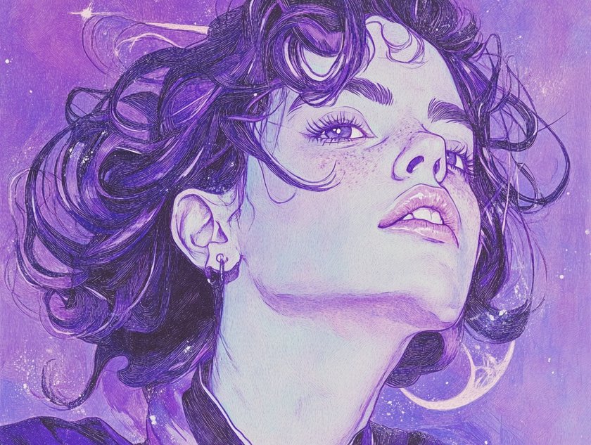 Illustration einer Frau
