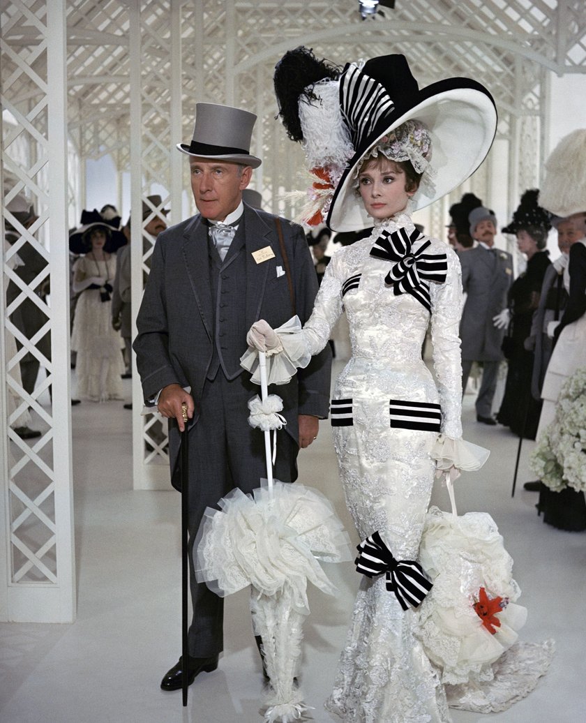 Das schwarz-weiße Ascot-Outfit aus "My Fair Lady" (1964)