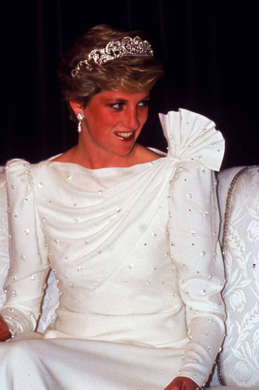 Prinzessin Diana - weißes Kleid