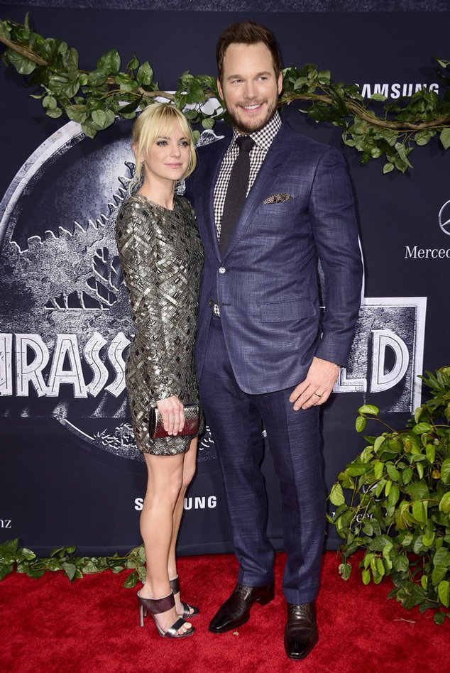 Chris Pratt mit seiner Ehefrau Anna Faris Chris Pratt mit seiner Ehefrau Anna Faris
