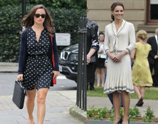 Pippa und Kate Middleton sind immer gut gekleidet Pippa und Kate Middleton sind immer gut gekleidet