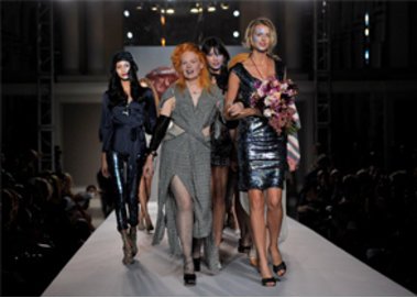Vivienne Westwood auf der Fashion Week London Vivienne Westwood auf der Fashion Week London