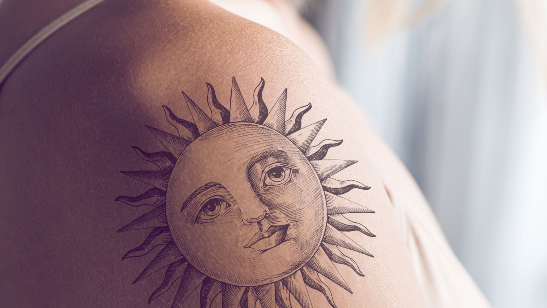 Sonnen-Tattoo: Bedeutung und Motiv-Ideen