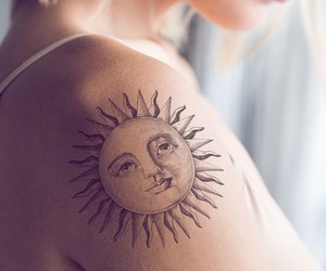 Sonnen-Tattoo: Bedeutung und Motiv-Ideen