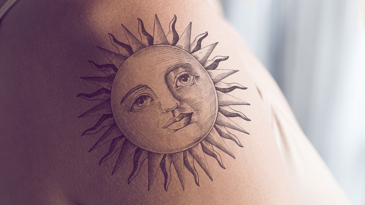 Sonnen-Tattoo