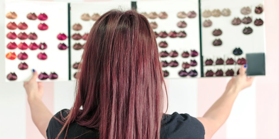 Haare hellbraun färben rote Rote haare