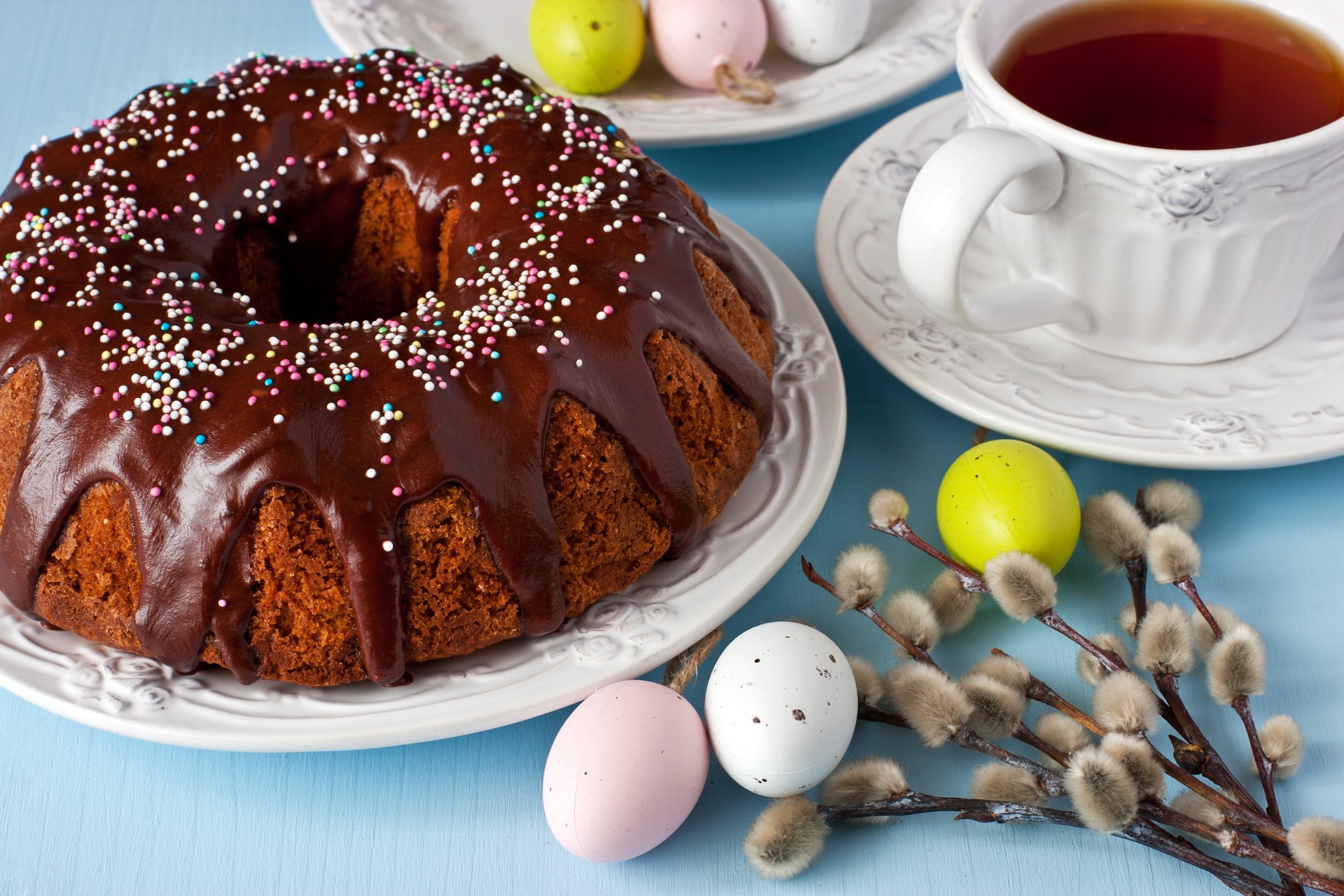 Marmorkuchen mit Eierlikör Marmorkuchen mit Eierlikör
