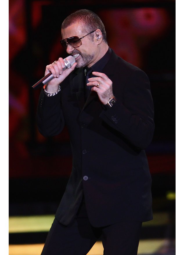 George Michael ist nervös. George Michael ist nervös.
