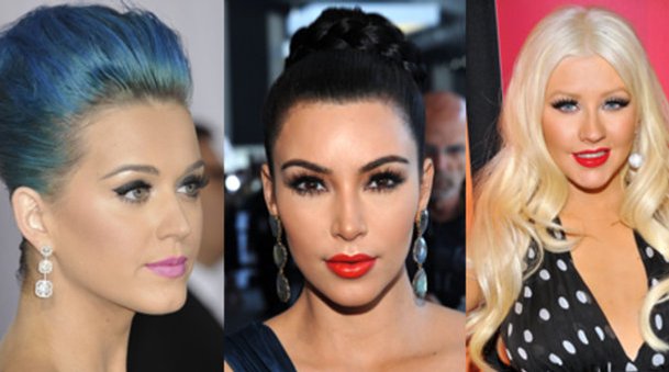 Katy Perry, Kim Kardashian und Christina Aguilera Katy Perry, Kim Kardashian und Christina Aguilera