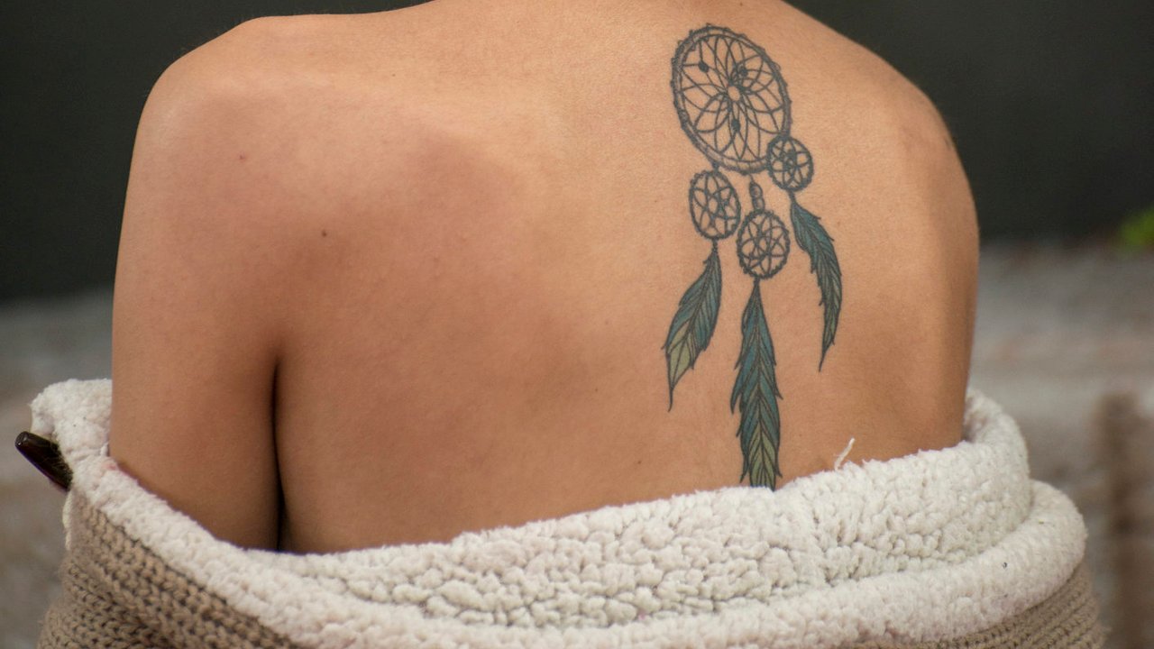 Indianer-Tattoo