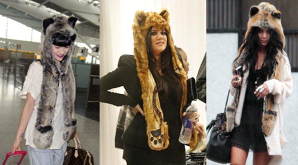 Jessie J, Khloé Kardashian und Vanessa Hudgens tragen Spirit Hoods