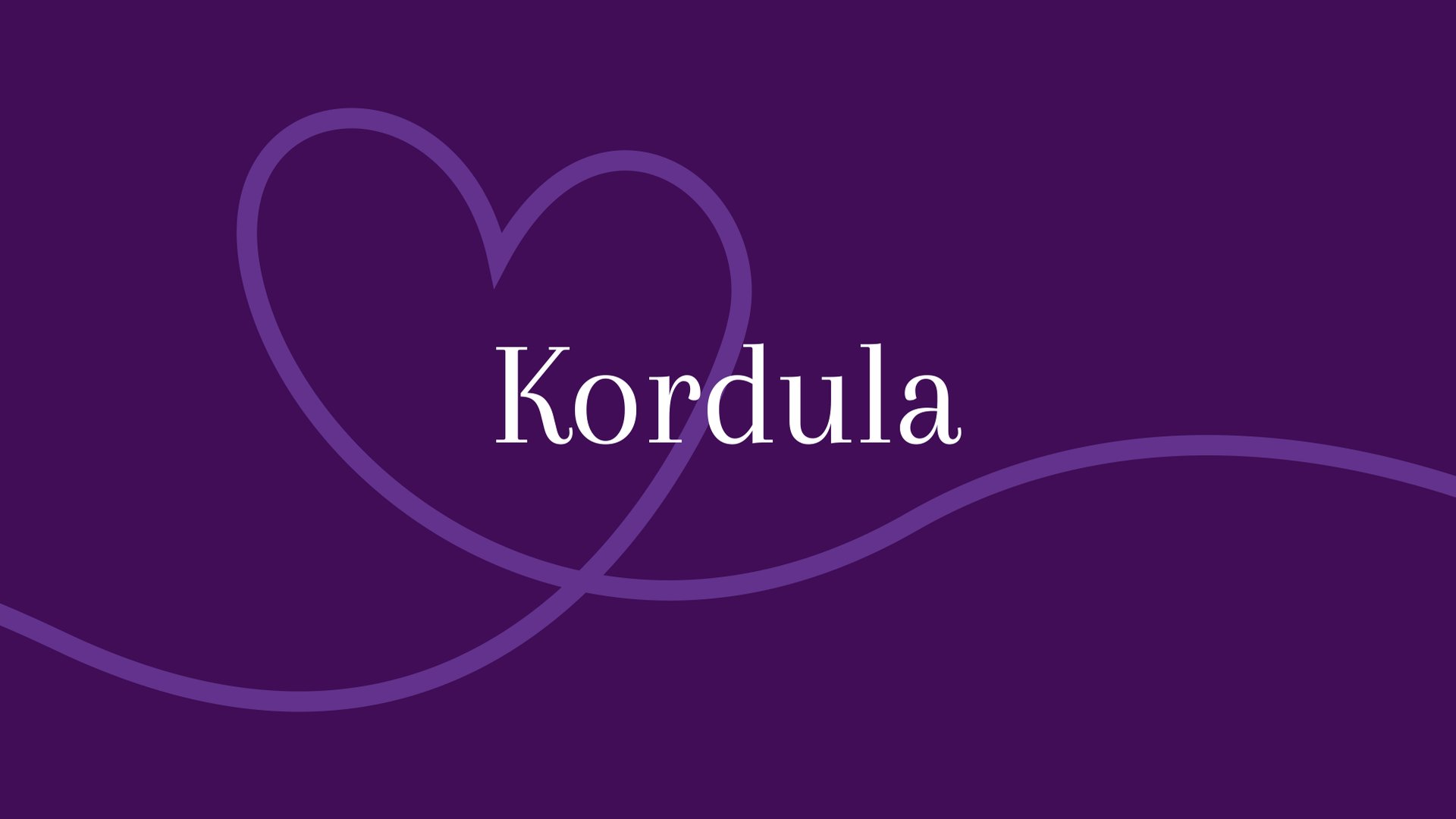 Kordula Herkunft und Bedeutung des Vornamens