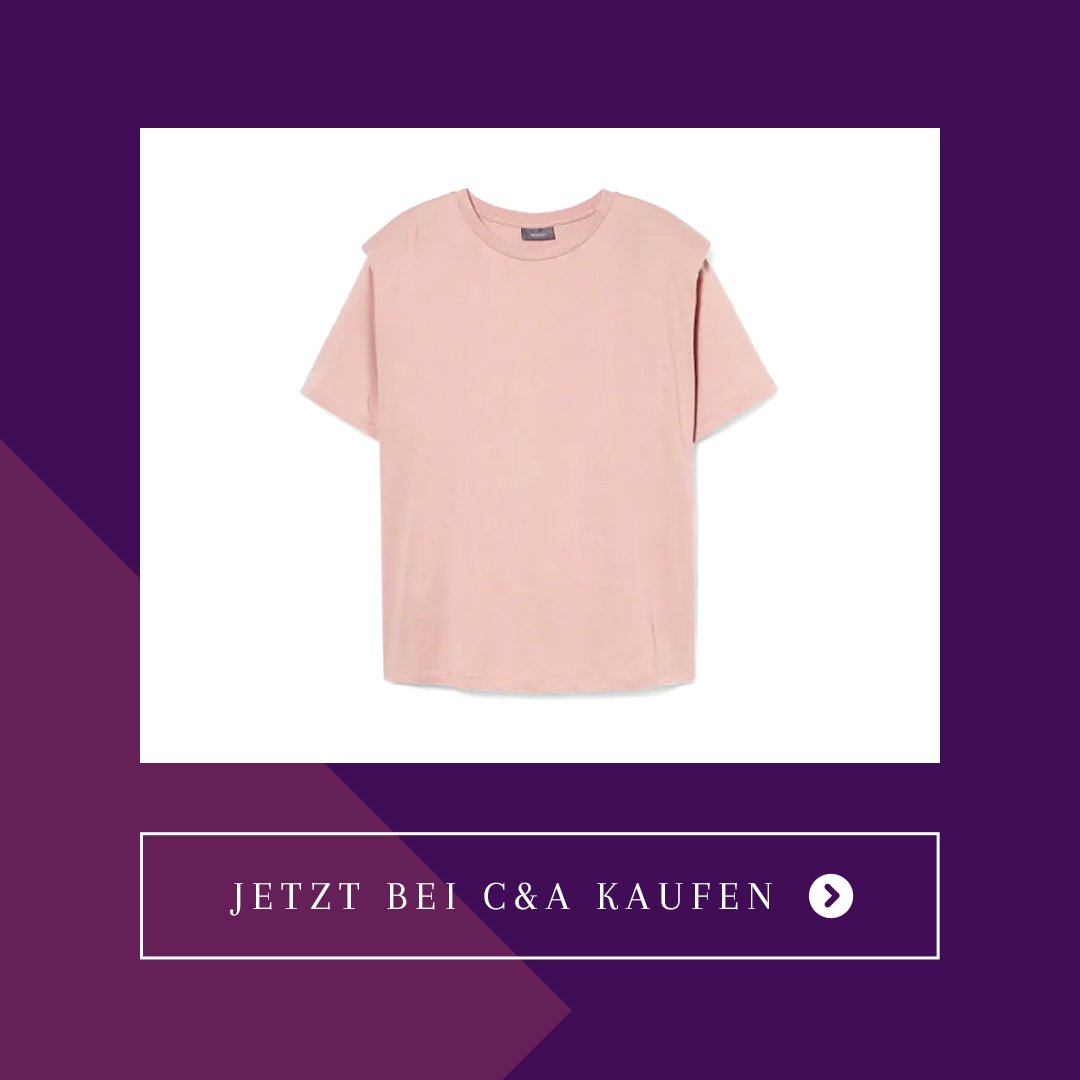 C&A Trendteil T-Shirt mit Schulterpolstern C&A Trendteil T-Shirt mit Schulterpolstern