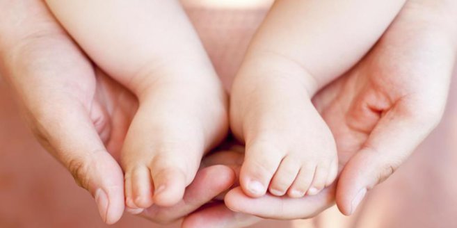 Ein Klumpfuß wird dirket nach der Geburt diagnostiziert Ein Klumpfuß wird dirket nach der Geburt diagnostiziert