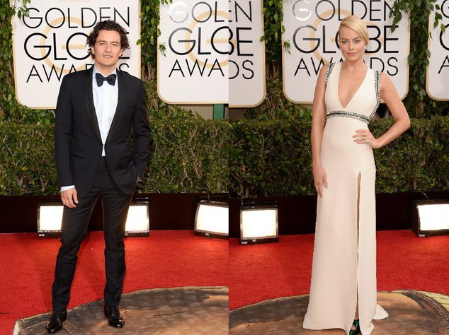 Orlando Bloom und Margot Robbie bei den Golden Globes Orlando Bloom und Margot Robbie bei den Golden Globes