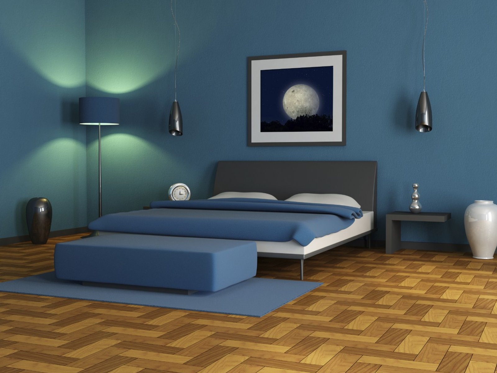 Die ideale Wandfarbe fürs Schlafzimmer